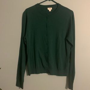 J. Crew XL Emerald green sweater
